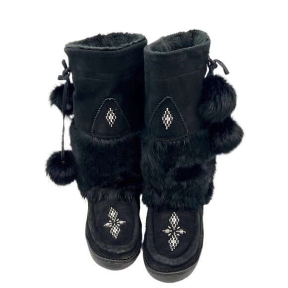 Manitobah Mukluks Shoes - Manitobah Mukluks Tall Leather Boots